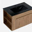 Meuble-lavabo de 30 po avec lavabo en céramique et tablettes ouvertes réglables-717219509
