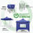 10'x10' Pop Up Canopy with Sidewalls-105323819