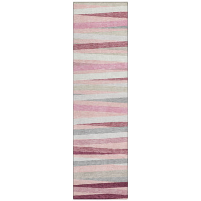  Machine Washable Indoor/Outdoor Chantille ACN997 Gray Area Rug