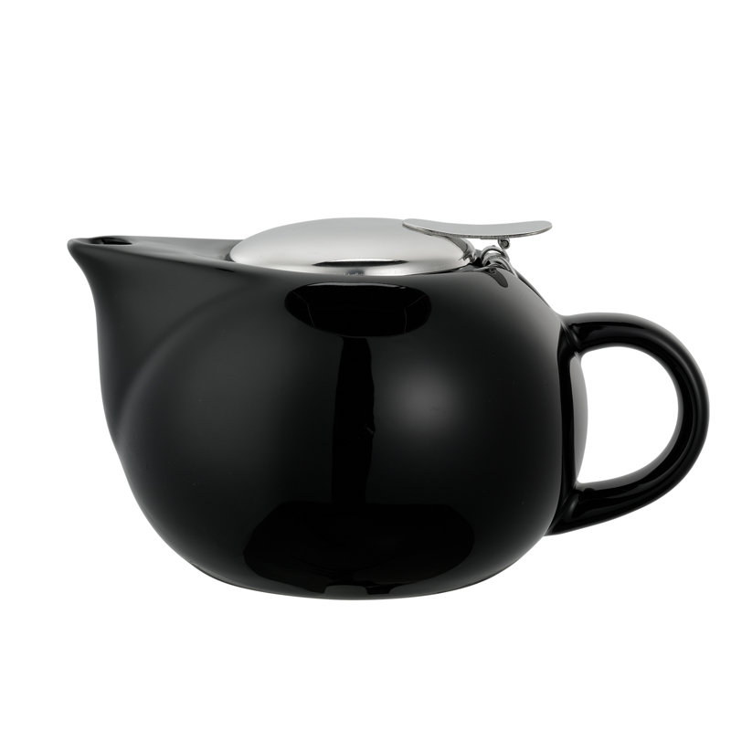 Théière en céramique, Verre à gin, Noir