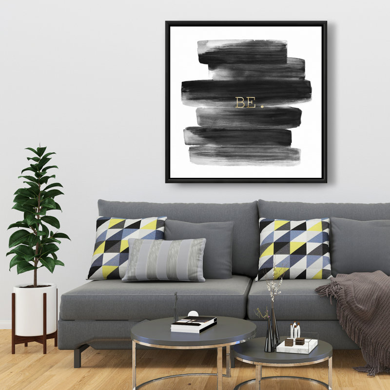 «Be» sur toile