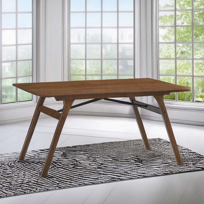 Wooden Dining Kitchen Rectangular Dining Table