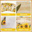 Ensemble de 6 napperons en plastique Sunflower
