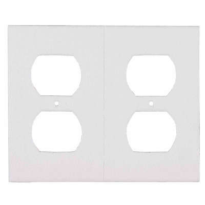 M-D Building Products White Foam Wall Plate Sealers 6 pk