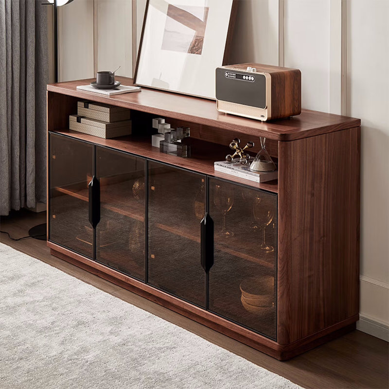 Large-Capacity High-End Sideboard, 33.46" H x 70.87" W x 17.72" D