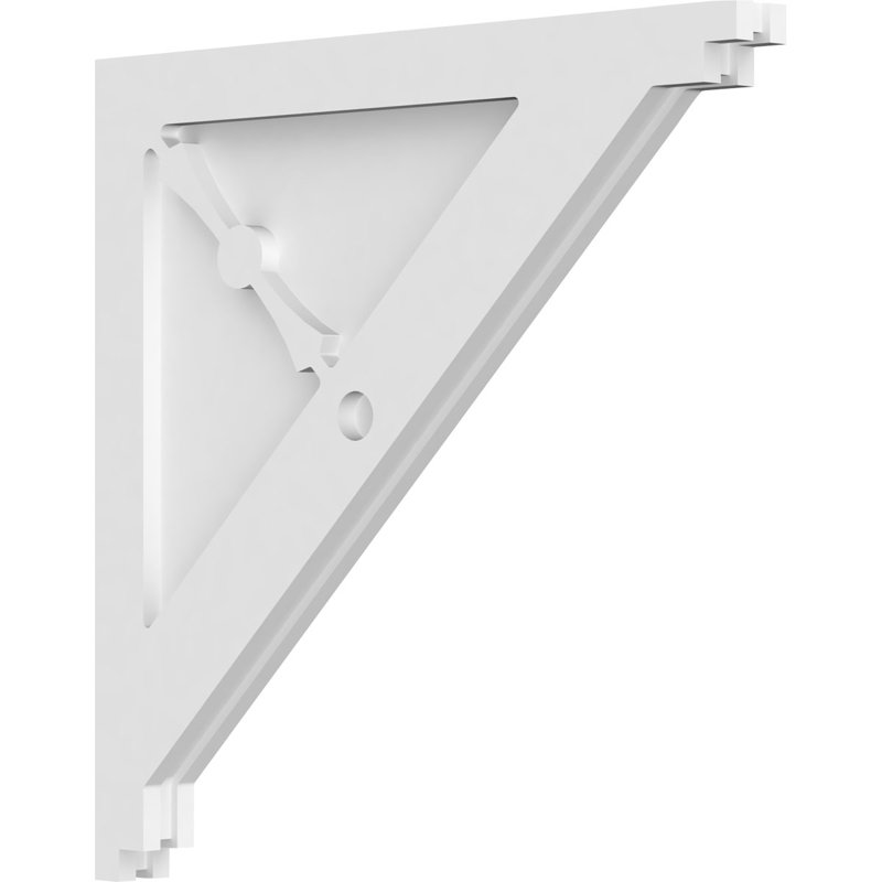 1 7/8"W X 22"D X 22"H Artisan Architectural Grade PVC Corbel, 22" H x 22" W x 1.875" D