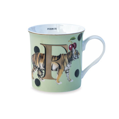 Yvonne Ellen - Gold Edition Alphabet Mug "F"