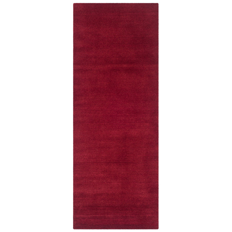 Frann Hand Tufted Wool Solid Color Rug, Runner 2'3" x 6'