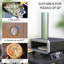 Dakota Fields Hamill Steel Countertop Wood Pellets Pizza Oven