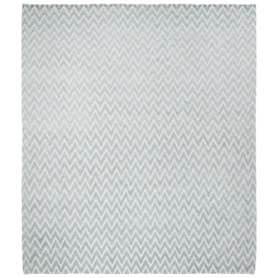 Santa Fe Hand-Knotted Wool Gray/Green Area Rug