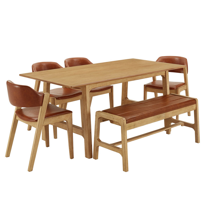 Ensemble de salle à manger 6 personnes Skovde Modern Scandinavian