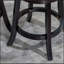 Tabouret pivotant à dossier et à lattes à hauteur de comptoir 24 po, siège en tissu-1470185932-1470185934