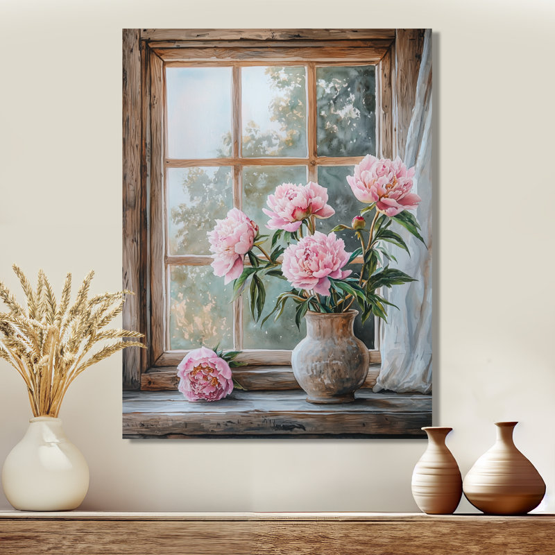 Cermenho - Floral Canvas Art Print, H 40 po x l 30 po, Toile tendue, Ne s’applique pas