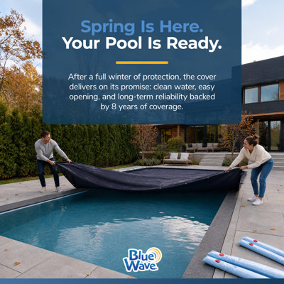 8-Year Rectangular In Ground Pool Winter Cover