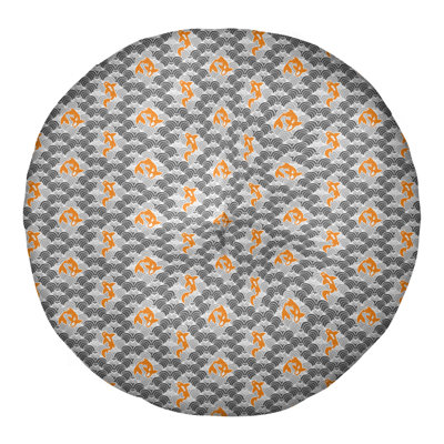Coussin de sol Katelyn Elizabeth Koi
