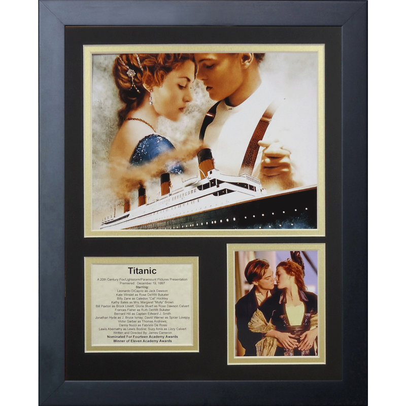 Souvenirs encadrée titanic