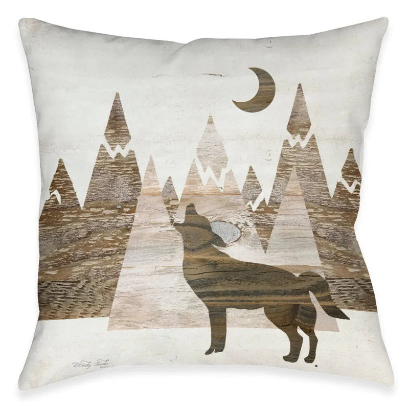 Coussins décoratifs Wolf Mountain