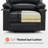 Power Lift Recliner Chair With Massage And Heat for Big Elderly People, Cup Holders, Side Pockets, Faux Leather (Large-Wide)-207616298