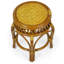 Ginger Handmade Rattan Wicker Stool, Fully Assembled-1229293620