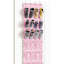 Range-chaussures suspendu 24 pièces Crystal Clear