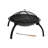 Dorsett Fire Sense Wood Burning  Fire Pit ,Round Steel with Folding Legs ,Included Carrying Bag & Screen Lift Tool - Black - 22"-33090664