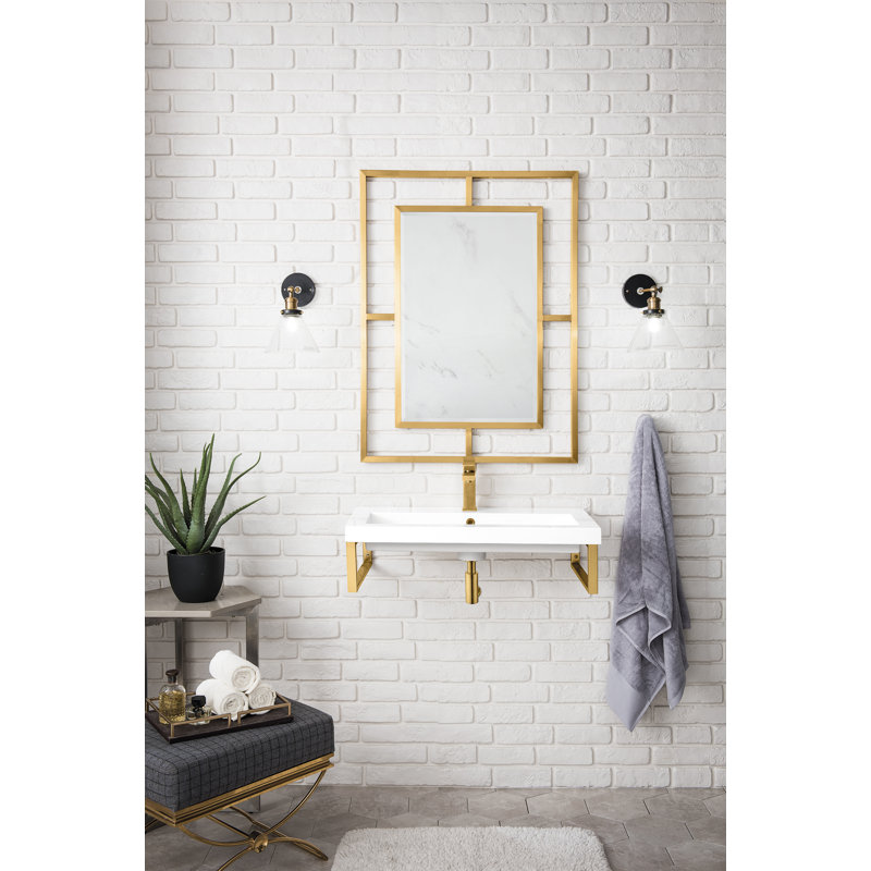 Boston 39.4'' W Single Vanity, Radiant Gold, 31.5"