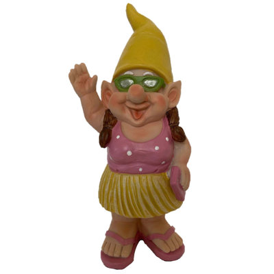 Abidul Gnomes Weather Resistant Plastic Garden Statue