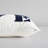 Eddie Bauer Love Ski Blue Throw Pillow