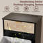Armoire à poubelle basculante avec station de charge et désodorisant