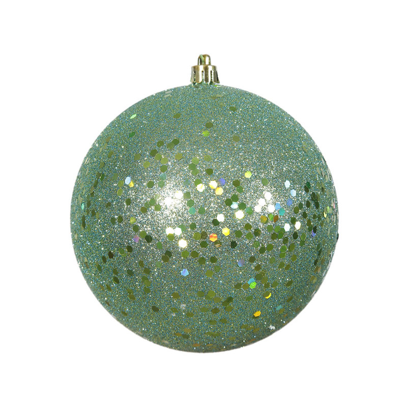 Décoration de boule décorative des Fêtes, H 4,75 po x l 4,75 po x P 4,75 po, Écume de mer