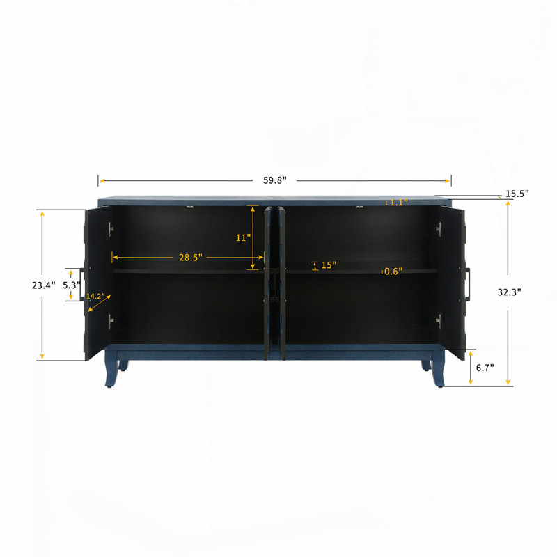 Armoire-buffet, Gris