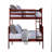 Marita Cherry Bunk Bed (Twin /Full )