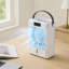 Mini refroidisseur d'air portatif 11,1 "H blanc ABS 4-en-1 avec réservoir 1,5L pour le bureau, la chambre à coucher