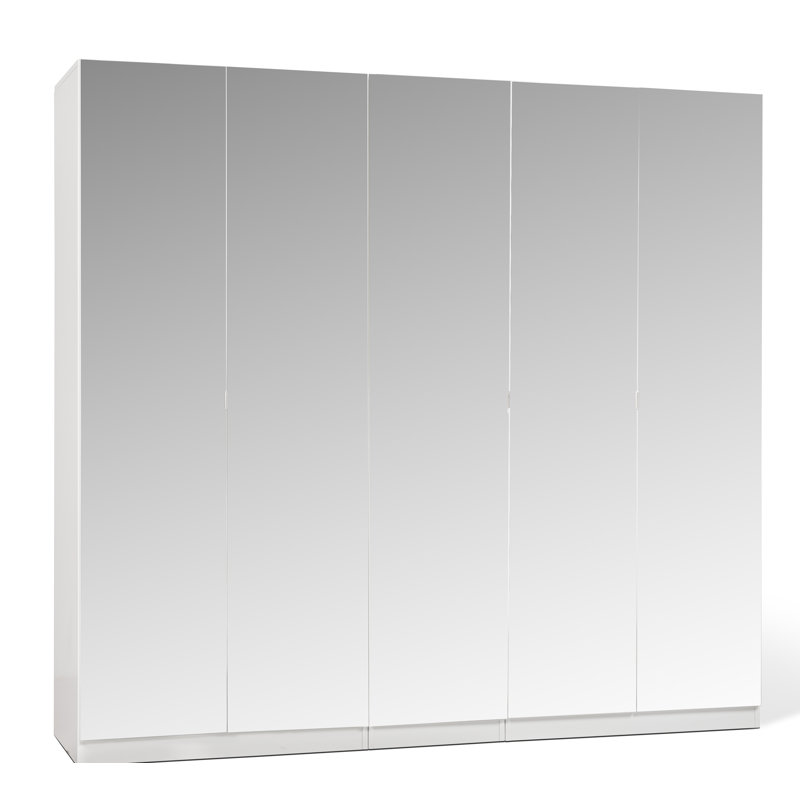 Bridgeview 5 Door Manufactured Wood Wardrobe