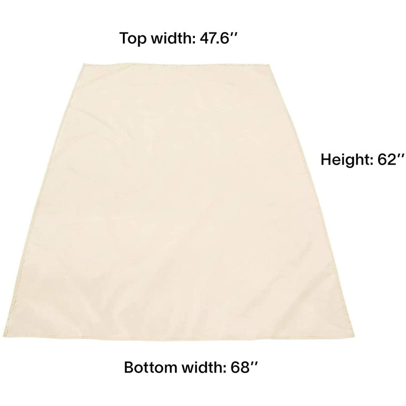 Alvantor Beige Fabric Screen for Shade Sail