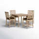 Samya Square 4 - Person Outdoor Dining Set with Cushions