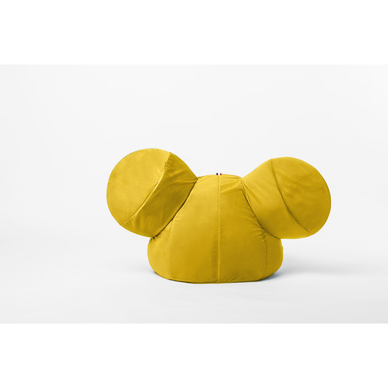Refillable Classic Bean Bag, Yellow
