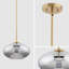 Luminaire suspendu or 1 lumière Ehrfried