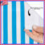 Blue White Stripes Shower Curtains Extra Long-1617442629