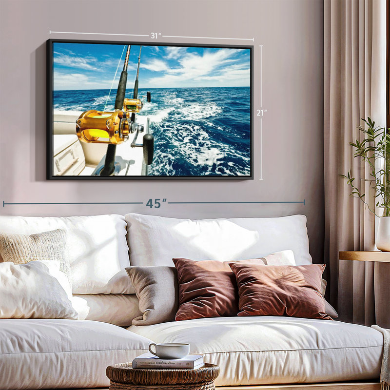 Impression sur toile Ocean Reels, H 21 po x l 31 po
