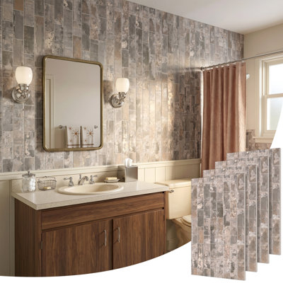 Panneau mural emboîtable 24 po x 48 po - paquet de 4