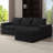 Boneless Demarco Modern Corduroy Modular Sectional Sofa with Reversible Chaise and Neck Pillow Support-115751547