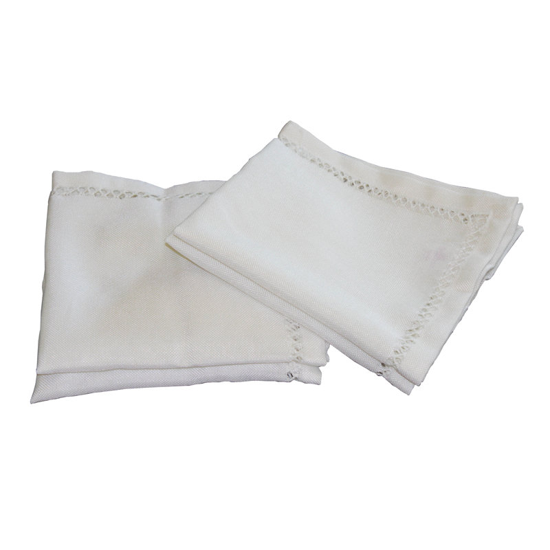 Woodcreek Polyester Square Napkin, White