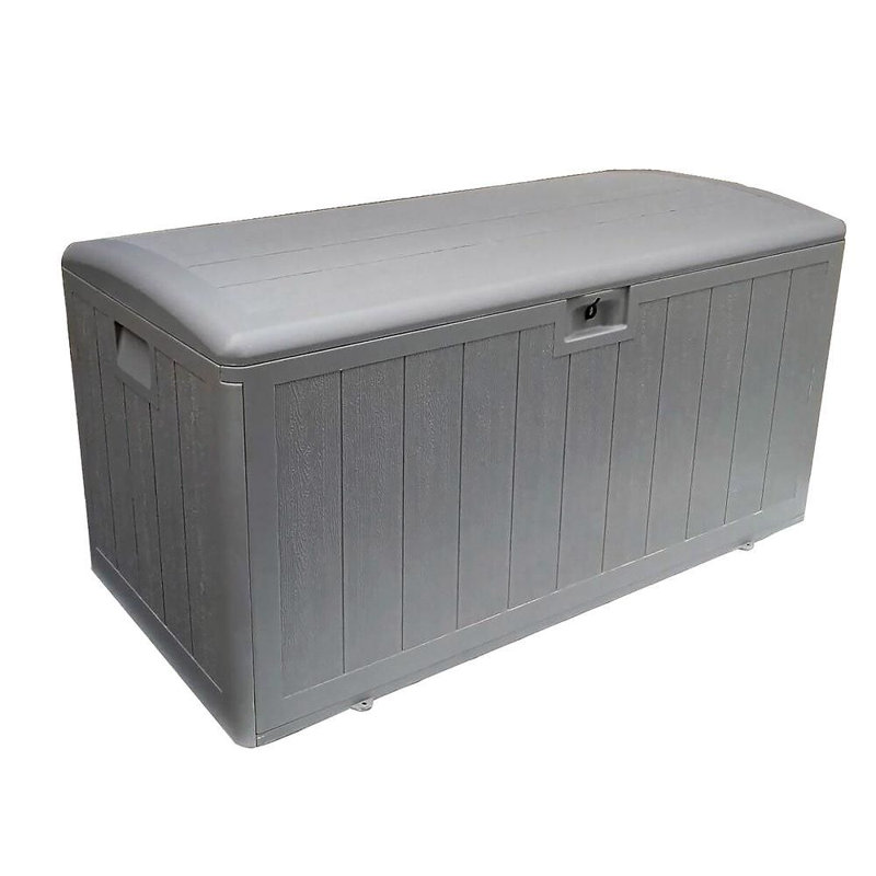 Plastic Development Group 48'' W 105 Gallons Water Resistant Resin Deck Box, Gray