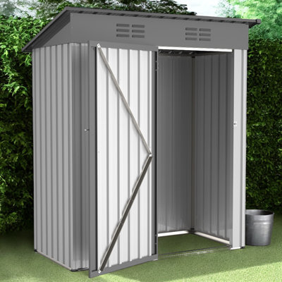 Metal Storage Shed Metal Garden Shed With Lockable Doors