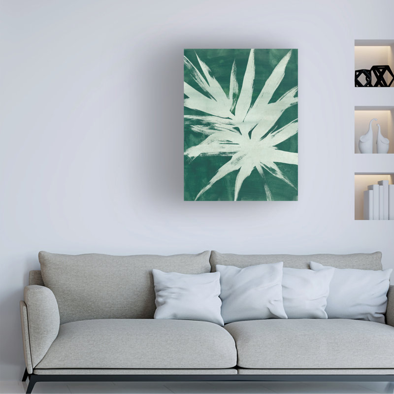 «George Palm June Erica Vess Water Palm Fossil I», art mural sur toile WAG37702, H 19 po x l 14 po