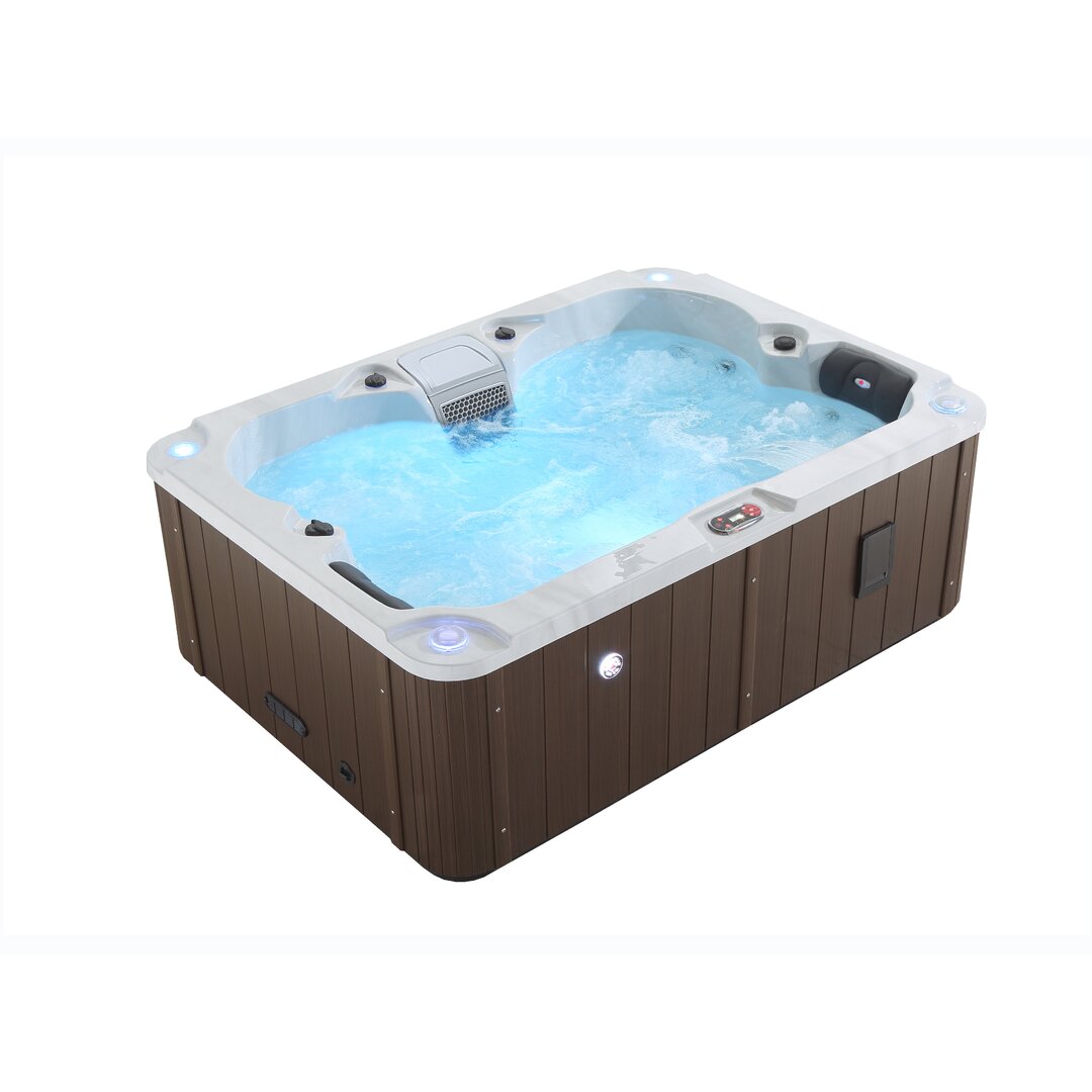 Plug & Play Whirlpool Kelowna mit 20 Düsen und LED-Beleuchtung für 4 Personen