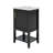 20 Inches Bathroom Vanity With Storage Rack, Open Shelf