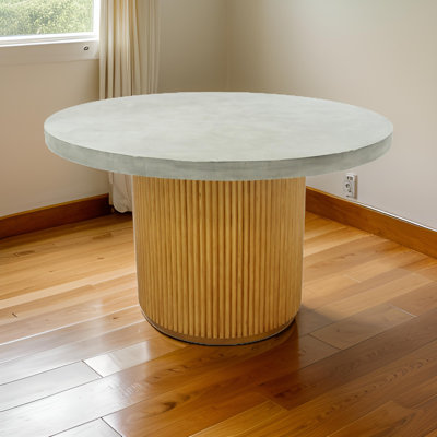 Table de salle à manger ronde 47,2 po