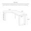 Solid Wood L Shaped Corner Desk with Storage Legs-1043427208